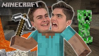 Minecraft Two Headed Steve Challenge Part 3 HobbyFamilyTV [upl. by Akin]