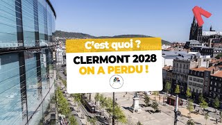 CLERMONTFD NEST PAS LA CAPITALE EUROPÉENNE DE LA CULTURE 2028 [upl. by Novart]