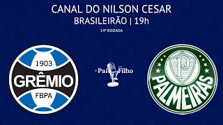 GRÊMIO X PALMEIRAS COM NILSON CESAR AO VIVO  BRASILEIRÃO  14ª RODADA  04072024 [upl. by Fredericka]