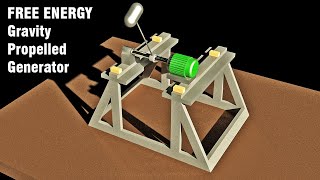 Free Energy Generator  Kenneth Claypool Gravity propelled generator [upl. by Smailliw191]