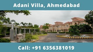 Adani The north park actual site visit Adani Villa Luxurious villas of Ahmedabad Adani shantigram [upl. by Ahsetel]