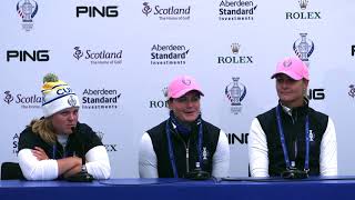 Team Europe Press Conference Day 3  Solheim Cup 2019 [upl. by Jermain258]