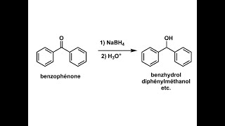 Expérience Réduction de la benzophénone avec le NaBH4 [upl. by Anderer]