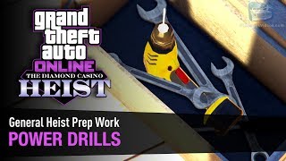 GTA Online The Diamond Casino Heist  Heist Prep Power Drills Solo [upl. by Lorry]