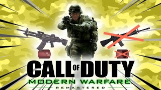 The COD Negev  Call of Duty Modern Warfare Remastered [upl. by Parthinia]