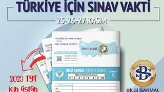 Bilgi sarmal kasım 2022 Türkiye geneli tyt matematik 110 [upl. by Hgielsel]