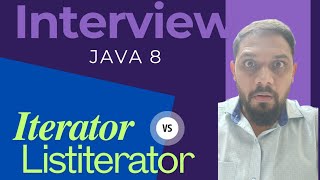 Java Iterator vs ListIterator Key Interview QampA [upl. by Notliw]