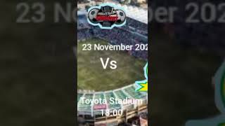 southafricanyoutuber The Fixtures of the Carling Black Label Cup Knockout on 23 November 2024 [upl. by Adianez595]