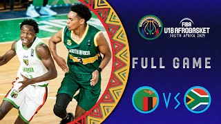 Group Phase  Zambia v South Africa  Full Basketball Game  FIBA U18 AfroBasket 2024 [upl. by Mccoy]