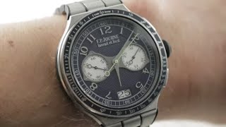 FP Journe Chronographe Rattrapante Platinum Linesport Watch Review [upl. by Araid]