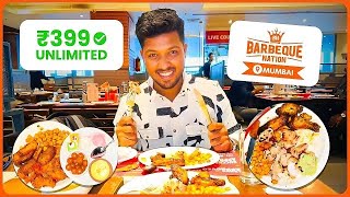 Unlimited Buffet at Barbeque Nation only ₹399Mumbai Unlimited Buffet at BBQbarbeque buffet [upl. by Placeeda]