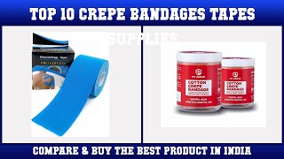 Top 10 Crepe Bandages Tapes amp Supplies to buy in India 2021  Price amp Review [upl. by Von]