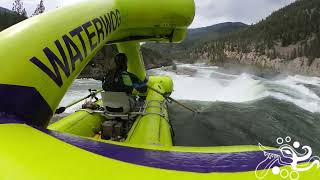 Rafting Kootenai Falls Montana  CREATURE CRAFT Rescue Boats [upl. by Charlotte]