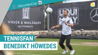 Tennisfan Benedikt Höwedes in Stuttgart  MercedesCup  myTennis [upl. by Rex]