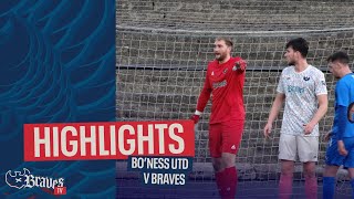 THE LATE SHOW Boness United v Caledonian Braves HIGHLIGHTS [upl. by Sileray]