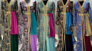 أروووع موديلات الساري الهندي قفطان مغربي عصري لسنة 2025 best caftan marocain [upl. by Nomannic]