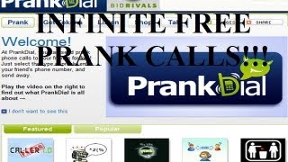 Get infinite FREE prank calls on prankdialcom [upl. by Manard]