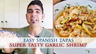 Garlic Shrimp with Lemon amp Parsley  Spanish Tapas Recipe [upl. by Also]