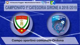 Sport Nuova Daunia Foggia  Manfredonia Calcio 1932 del 31 03 2019 trasmessa LIVE [upl. by Galatia]