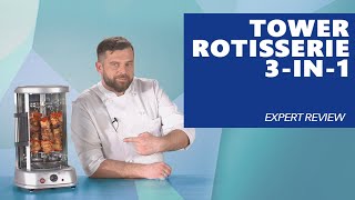 Tower Rotisserie Royal Catering RCGV1400  Expert review [upl. by Buckler559]