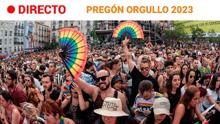 DÍA DEL ORGULLO PREGÓN en MADRID desde la plaza de PEDRO ZEROLO l RTVE Noticias [upl. by Assilem]