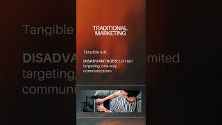 traditional vs digital marketing marketingmix digitalmarketing traditionalmarketing [upl. by Aronow]