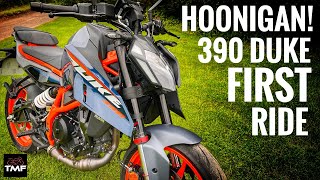 2024 KTM 390 Duke Review  First Ride [upl. by Odessa851]