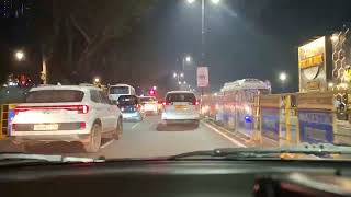 Porvorim to Panjim via Mandovi Bridge night drive Timelapsegoa timelapse youtubeshorts travel [upl. by Emelda]