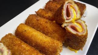 Recette DÉLICIEUSE 🤤 LES CROQUEMONSIEUR ROLLS 🥪 recette FACILE SIMPLE et RAPIDE [upl. by Walston]