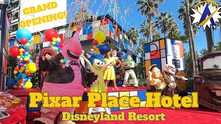 Pixar Place Hotel Grand Opening Celebration at the Disneyland Resort [upl. by Deacon879]