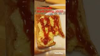 Todays Food  Welsh Rarebit Homemade [upl. by Akerdnahs]