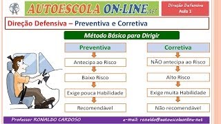 24 DIREÇÃO DEFENSIVA  Preventiva e Corretiva Fundamentos Leis da Física Equipamentos [upl. by Eniruam]