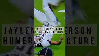 Jaylen Henderson “Arm Injury” Humerus Fracture [upl. by Cornelius]