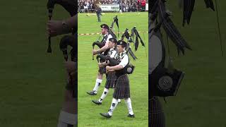 scotlandthebrave by NorCon pipeband marchingband during 2024 Pitlochry highlandgames shorts [upl. by Ahseela]