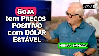 Soja tem preços positivo com feriadão na China e USDA Dólar próximo da estabilidadeChuvas esparsas [upl. by Arutak]