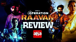 Operation Raavan Review  Operation Raavan Telugu Review  Operation Raavan Trailer [upl. by Maurice]