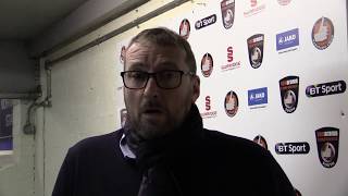 20180101  Farnborough vs Basingstoke Town  Simon Gardener Interview [upl. by Ap]