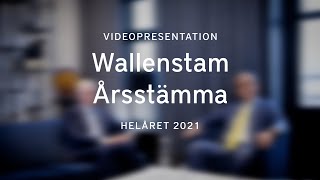 Wallenstam årsstämma 2022 [upl. by Weywadt]