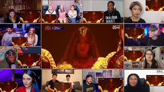 GIDLE LION  QUEENDOM PERFORMANCE 𝑹𝑬𝑨𝑪𝑻𝑰𝑶𝑵 𝑴𝑨𝑺𝑯𝑼𝑷 [upl. by Chyou]