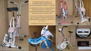 come trasformare la cyclette in un generatore elettrico a pedali [upl. by Ahsitel]