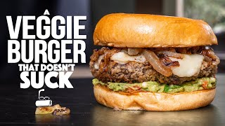 AN INSANELY DELICIOUS VEGGIE BURGER THAT WONT HAVE YOU MISSING MEAT  SAM THE COOKING GUY [upl. by Ardnoek]