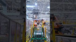 Application of KUKA Robot in Automated Production of Automotive Body in White [upl. by Anelleh120]