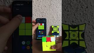 LIKE SHARE SUBSCRIBE❤  cube solver app  cube solve with app  shorts shortsfeed cube [upl. by Tnaryb]