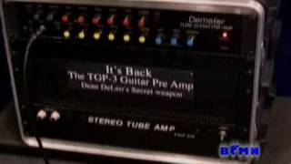 James Demeter at NAMM with Dean Deleos preamp the TGP3 [upl. by Leacim]