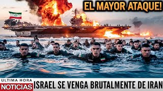 BRUTAL ATAQUE La Marina israelí voló flota iraní en el puerto sirio 1500 tropas iraníes hundidas [upl. by Sosthina]