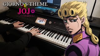 Giornos Theme  JoJos Bizarre Adventure Golden Wind Piano cover [upl. by Cecilla89]