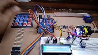 Password Controlled Door Opener Using Servo Motor [upl. by Annodas]