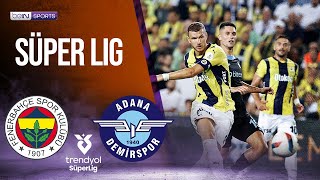 Fenerbahce vs Adana Demirspor  SÜPERLIG HIGHLIGHTS  081024  beIN SPORTS USA [upl. by Eaves481]