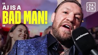 A BAD MAN KNOWS A BAD MAN  Conor McGregor On AJ vs Helenius Taylor vs Cameron II amp More [upl. by Gerfen]