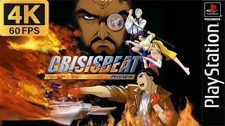 Crisis Beat PS1 Gameplay Walkthrough FULL GAME 4K 60 FPS VERY HARD MODE No Commentary [upl. by Koppel842]